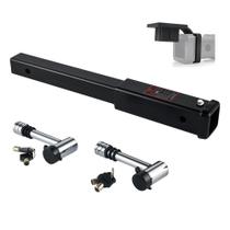 Extensão de engate de reboque TYT 46 cm para receptor de 2", pacote com 2