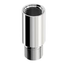 Extensão de latão cromado rosca macho x femea 1/2" 40mm Extensão de latão cromado rosca macho x femea 1/2" 40mm