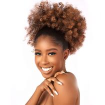 Extensão de rabo de cavalo CECINILL Afro Puff Kinky Curly para mulheres Extensão de rabo de cavalo CECINILL Afro Puff Kinky Curly para mulheres
