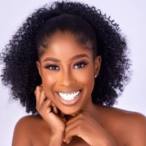 Extensão de rabo de cavalo CECINILL Afro Puff Kinky Curly Synthetic