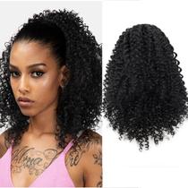 Extensão de rabo de cavalo com cordão GOTEFERBE Kinky Curly 30cm Extensão de rabo de cavalo com cordão GOTEFERBE Kinky Curly 30cm