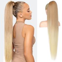 Extensão de rabo de cavalo Flufymooz, cabelo sintético de 91 cm de comprimento para mulheres