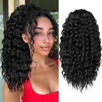 Extensão de rabo de cavalo KookaStyle Curly Synthetic 45 cm para mulheres