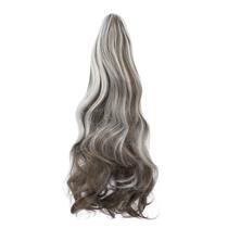 Extensão de rabo de cavalo Mitrygreen Claw Clip 18" Wavy Ash Blonde Extensão de rabo de cavalo Mitrygreen Claw Clip 18" Wavy Ash Blonde