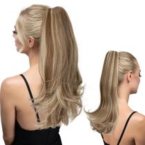 Extensão de rabo de cavalo Youngways, cabelo sintético de 18 polegadas, Bahama Beige