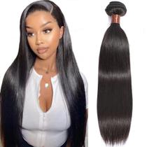 Extensão de tecelagem de cabelo BLACKMOON HAIR Brazilian Straight 22cm