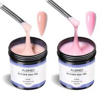 Extensão de unhas Builder Gel AIJIMEI 150g rosa nude Extensão de unhas Builder Gel AIJIMEI 150g rosa nude