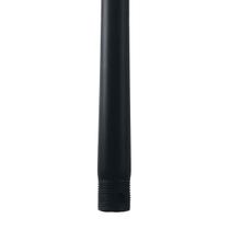 Extensão de ventilador de teto Downrod WAC Lighting 30cm Matte Black Extensão de ventilador de teto Downrod WAC Lighting 30cm Matte Black