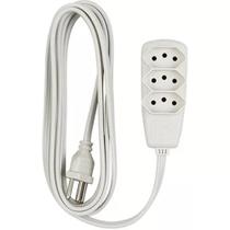 Extensão Elétrica 03 Metros Tripolar Entrada 3 Pinos FC Extensão Elétrica 03 Metros Tripolar Entrada 3 Pinos FC