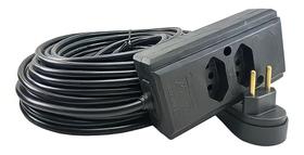 Extensão Elétrica 10 Metros 10A/20A Cabo PP 2x1,0 Reforçada