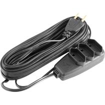 Extensão Elétrica 10 Metros 2p 2 X 0,75 Mm² Preta Modelo Sort 1657 Daneva