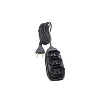 Extensão Elétrica 10 Metros 3 Tomadas Bivolt Preta Pp/pvc