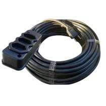 Extensão Elétrica 10 Metros Profissional 10a/20a Cabo Pp 2x2,5 Reforçada Bivolt