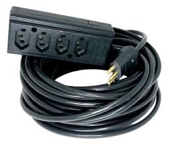 Extensão Elétrica 10A/20a Reforçada 20m Pp 2x1,5mm 4 Tomadas