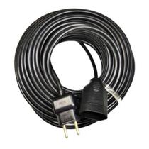 Extensão Elétrica 10a/20a Reforçada 40m PP 2x1,5mm Plug Reto