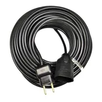 Extensão Elétrica 10a/20a Reforçada 50m Pp 2x2,5mm Plug Reto Extensão Elétrica 10a/20a Reforçada 50m Pp 2x2,5mm Plug Reto