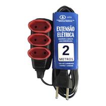 Extensão Elétrica 2 Mts Cabo 2x0.75 Pino 2p - Prismatec