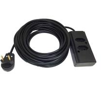 Extensão Elétrica 20a 40 Metros 2 Tomadas Cabo Pp 2x4,0mm