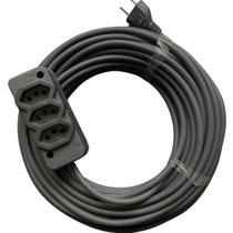 Extensao Eletrica 25 Metros 20 Amperes 03 Tomadas Profissional 25 Mts 110v 220v