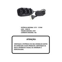 Extensão Elétrica 3 Metros 3 Tomadas Bivolt Preta Pp/pvc Extensão Elétrica 3 Metros 3 Tomadas Bivolt Preta Pp/pvc
