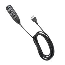 Extensão Elétrica 3 Tomadas Ext 3003 Intelbras 3Metros Preta