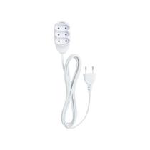 Extensão Eletrica 3 Tomadas Intelbras EXT 2003 10A Branca 3M