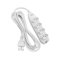 Extensão Elétrica 4 Tomadas com Cabo 5 Metros 10A 2P+T Fame