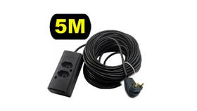 Extensão Elétrica 5 Metros 10a/20a Cabo Pp2x1,0mm
