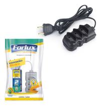 Extensão Elétrica 5 Metros 2p 10a/250v Preto 3 Tomada Forlux