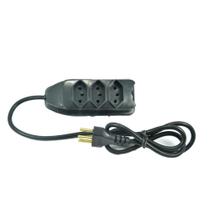 Extensão elétrica 5 metros 3 Tomadas Tripolar 2P+T Extensão elétrica 5 metros 3 Tomadas Tripolar 2P+T