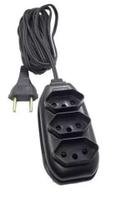 Extensão Elétrica 5 Metros Bivolt Preto
