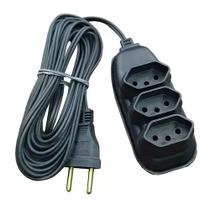 Extensão Elétrica 5 Metros Com 3 Tomadas / Saídas Bivolt