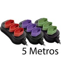 Extensão Elétrica - 5 metros - Cores sortidas