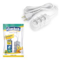 Extensão Elétrica 5m Bipolar Compact Branca 2p 10a/250v