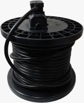 Extensão elétrica bivolt com carretel 10m cabo pp 2x1,00mm Extensão elétrica bivolt com carretel 10m cabo pp 2x1,00mm