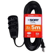 Extensao Eletrica Cabo PP 3x0,75x 5m 2P+T 10A DN1787 3 Tomadas - Daneva Extensao Eletrica Cabo PP 3x0,75x 5m 2P+T 10A DN1787 3 Tomadas - Daneva