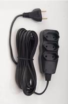 Extensão Elétrica Com 3 Tomadas 2p 10m Cabo Paralelo - PRISMATEC Extensão Elétrica Com 3 Tomadas 2p 10m Cabo Paralelo - PRISMATEC