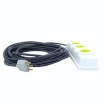 Extensão Elétrica com 3 Tomadas de 10A 2P mais T de 10 Metros Extensão Elétrica com 3 Tomadas de 10A 2P mais T de 10 Metros