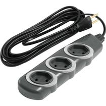 Extensão Elétrica com 5 Metros, Cabo PP 2 x 0,75 Mm², 2P Grafite, Modelo No Shock 45 1719, Daneva Extensão Elétrica com 5 Metros, Cabo PP 2 x 0,75 Mm², 2P Grafite, Modelo No Shock 45 1719, Daneva