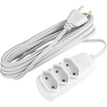 Extensão Elétrica com 5 Metros, Cordão PL 2 x 0,75 Mm², 2P Gelo, Modelo Sort 1514, Daneva