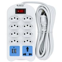 Extensão Elétrica com Proteção e USB