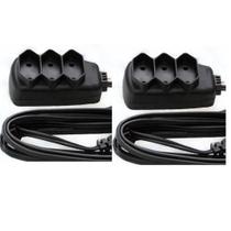 Extensão Elétrica Extensão de Energia 3 Tomadas Compacta Bivolt 2, 3, 5 e 10 Metros Resistente Extensão Elétrica Extensão de Energia 3 Tomadas Compacta Bivolt 2, 3, 5 e 10 Metros Resistente