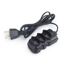 Extensão Elétrica Extensão de Energia 3 Tomadas Compacta Bivolt 2, 3, 5 e 10 Metros Resistente TAMANHO:3 METROS Extensão Elétrica Extensão de Energia 3 Tomadas Compacta Bivolt 2, 3, 5 e 10 Metros Resistente TAMANHO:3 METROS