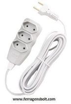 Extensão Elétrica Fc 10 Metros (branca) Extensão Elétrica Fc 10 Metros (branca)