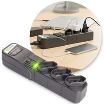 Extensão Elétrica Filtro de Linha 1,20 Metros Bivolt 3 Saida