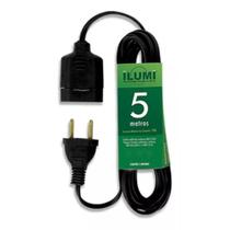 Extensão Elétrica Paralelo 2p 10a 5 Metros Preto - Ilumi
