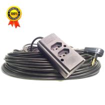 Extensão Elétrica Reforçada 20 Metros 10/20A - 110/220V Cabo PP