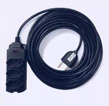 Extensão Elétrica Reforçada 20 Metros 10/20A Cabo Pp 2x2,5mm Extensão Elétrica Reforçada 20 Metros 10/20A Cabo Pp 2x2,5mm