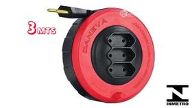 Extensão Elétrica Retrátil 3 metros 10A Bivolt Inmetro Daneva Legrand