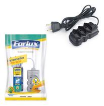 Extensão Elétrica Tomada 2 Metros Compact Bipolar Preta